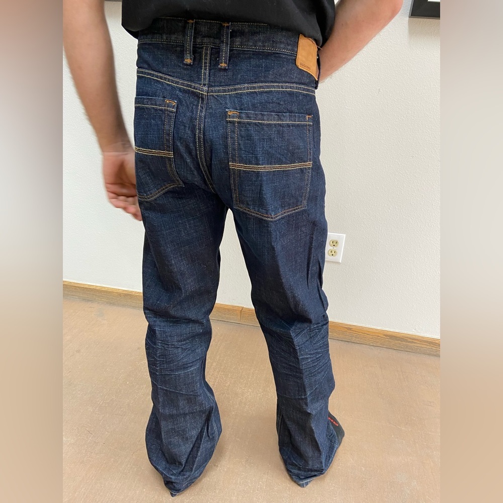 Dockers 36/30 Dark Wash 5 Pocket Straight Leg Jeans